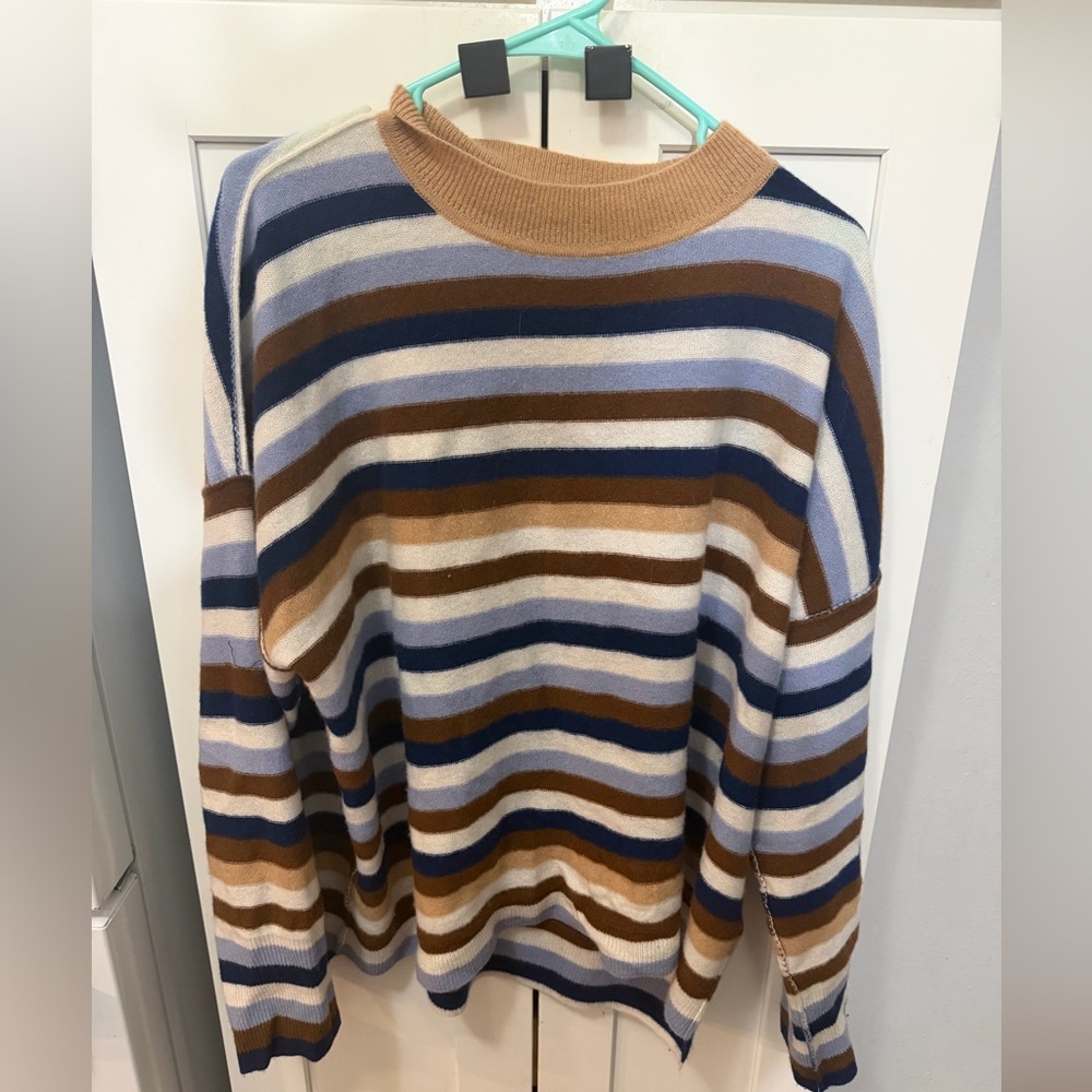 Tomorrow Striped Cashmere Sweater